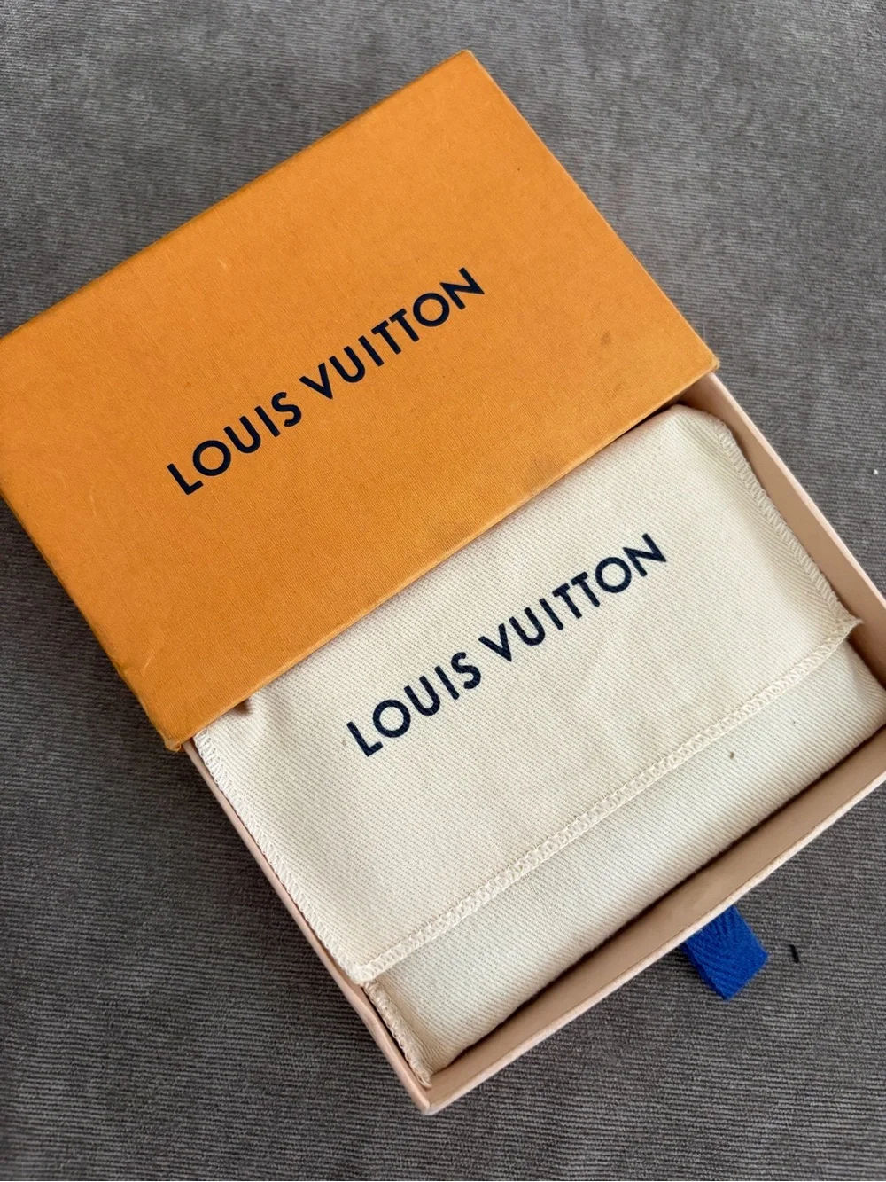 Louis Vuitton Box, Dust cover, and card holder